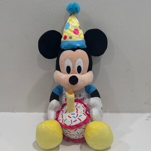 Mickey Mouse Birthday Plush Toy